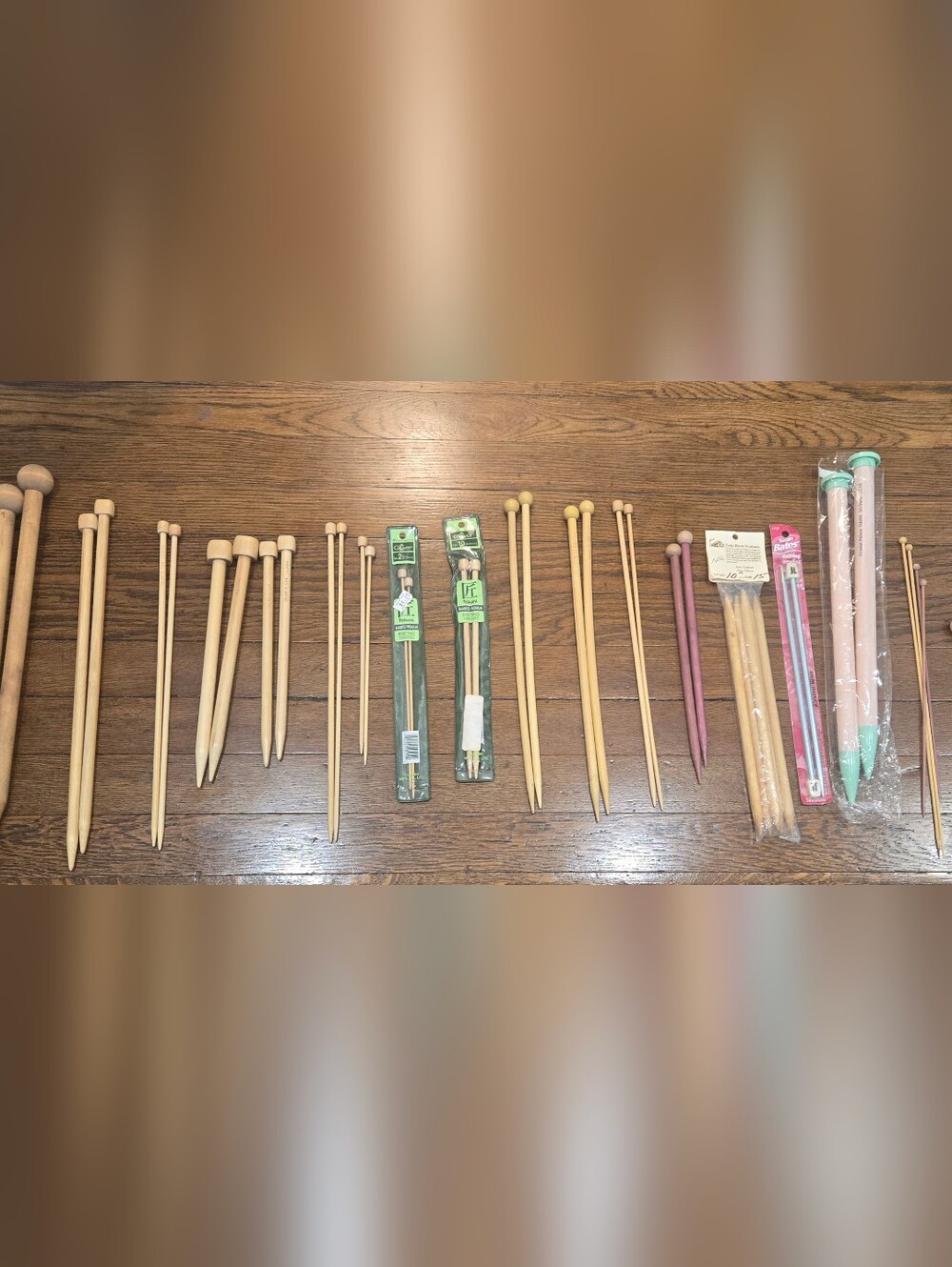 Knitting Needles Lot (20 Pairs) Bates, Clover And Twin Birch